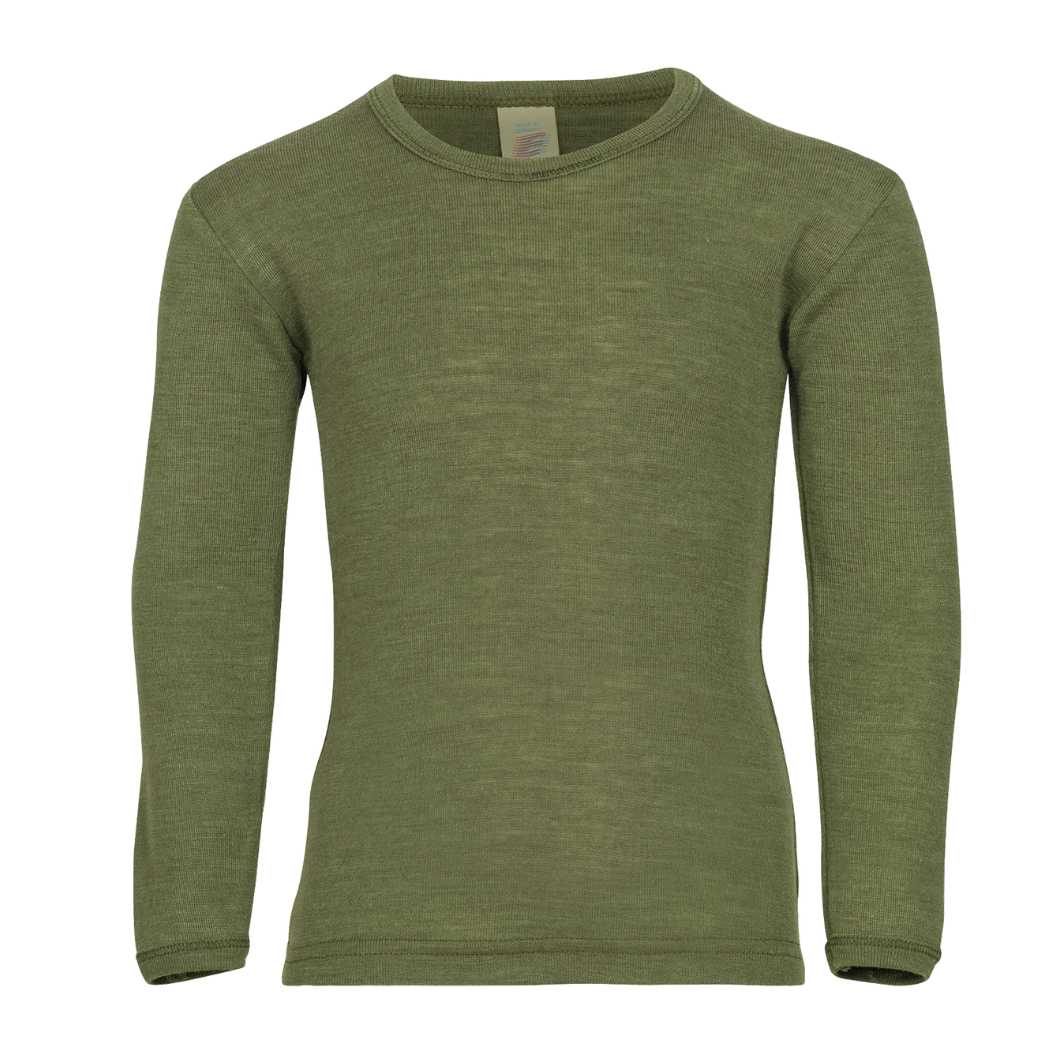 T-shirt Enfant Janus En Laine Mérinos Et Soie - Taille 146-152 - Noir - Thermique - Occasion
