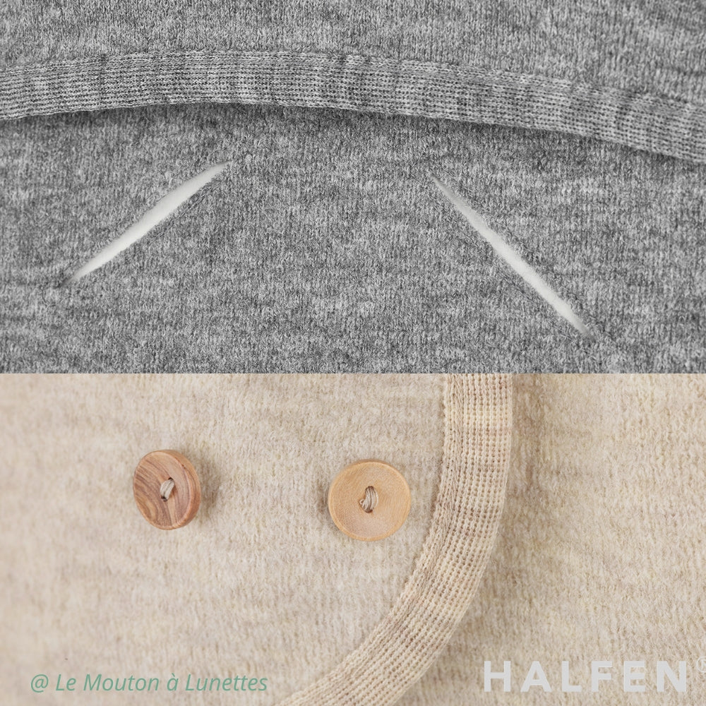 Nid d'ange - Couverture pour cosy en laine bouillie bio - HALFEN