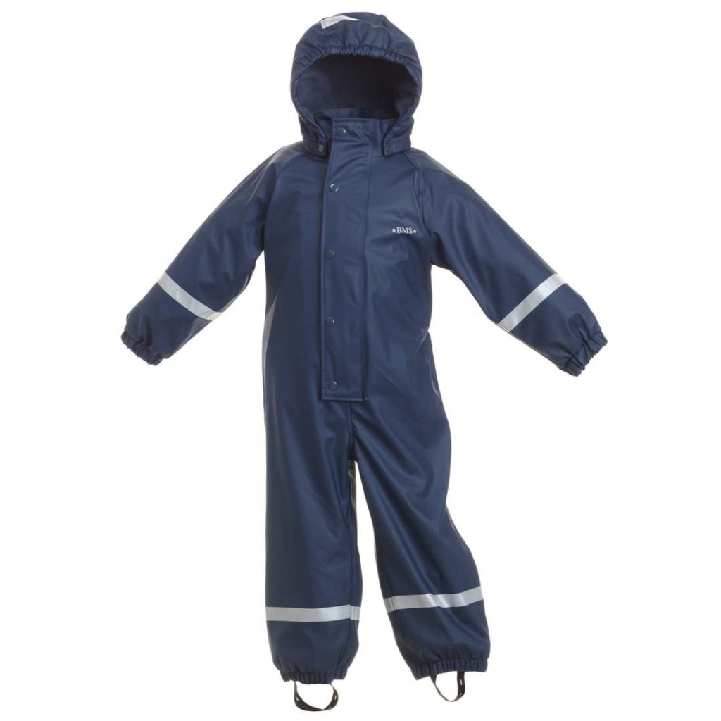 BMS-combinaison-pluie-neige-bebe-enfant-ciré-double-polaire-impermeable-marine