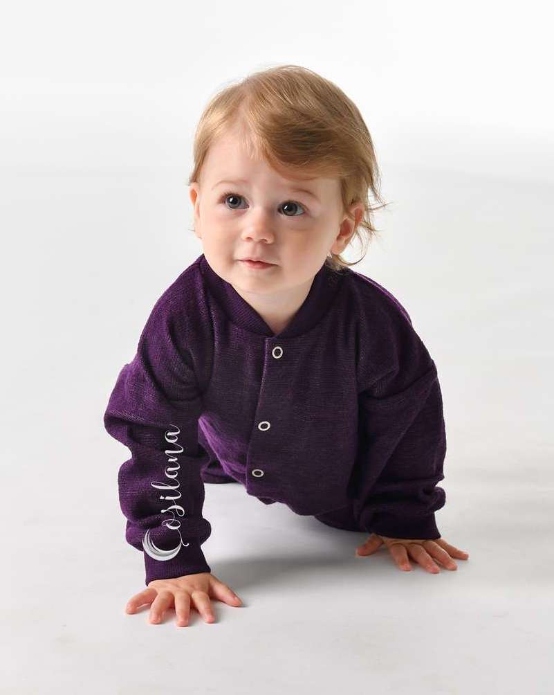 Pyjama bébé et enfant en laine bio - une pièce - Cosilana