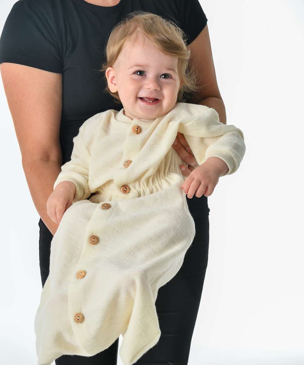 Gigoteuse bébé en laine bouclette bio - Cosilana