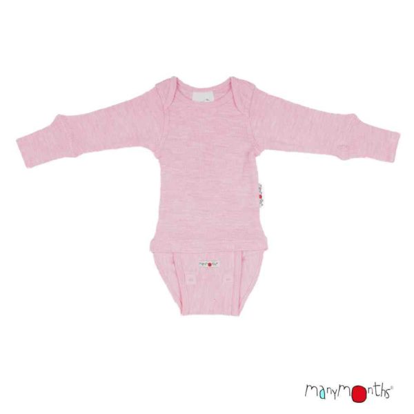 Body évolutif manymonths en laine mérinos oekotex pour bébé