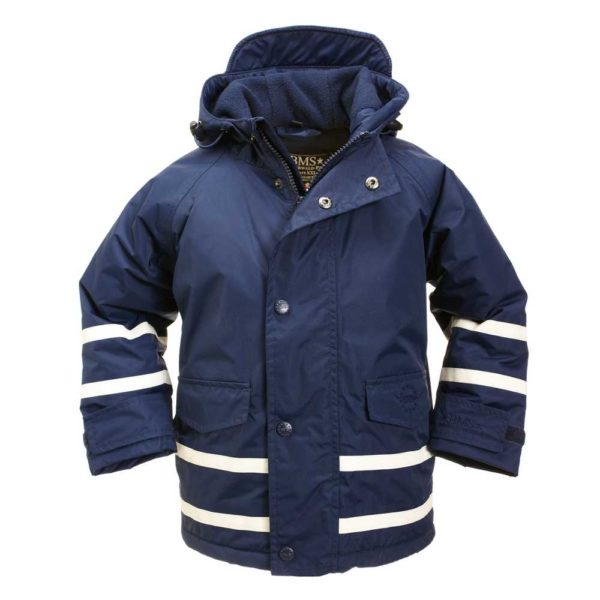 Bms veste d'hiver chaude pour enfant bleu marine