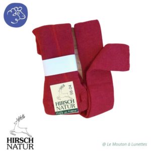 Collants leggings Hirsch natur laine et coton bio