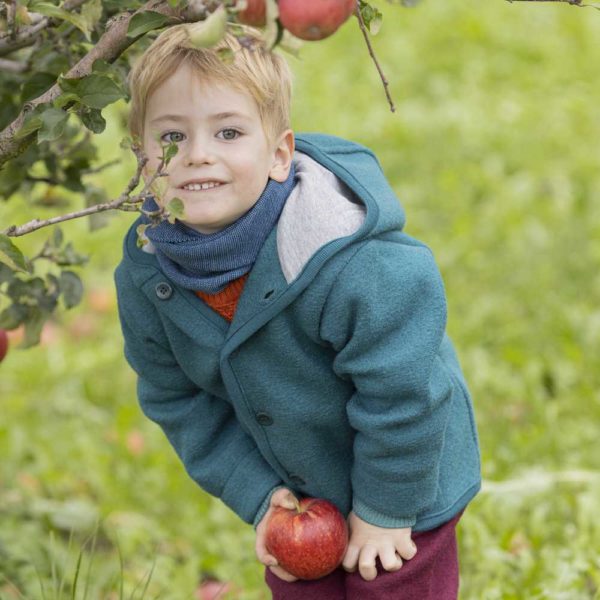 veste enfant en laine bouillie bio disana outdoor mixte pacific