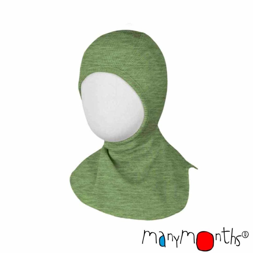 Cagoule Manymonths vert bebe enfant