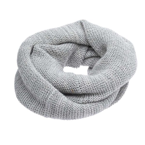 Snood écharpe loop disana laine mérinos adulte gris