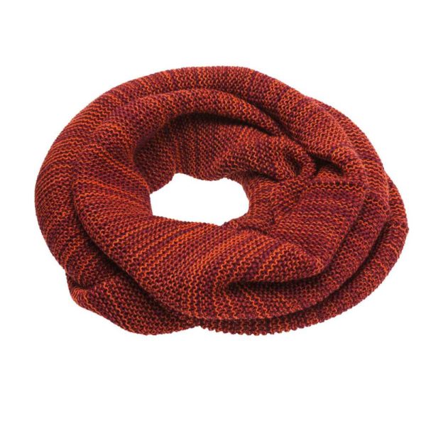 Snood écharpe loop disana laine mérinos adulte orange