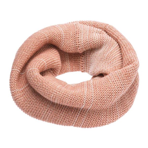 Snood écharpe loop disana laine mérinos adulte rose