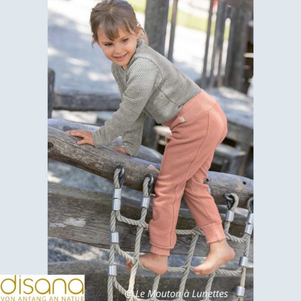 Pantalon sarouel bébé en laine bouillie fine - DISANA – Image 3