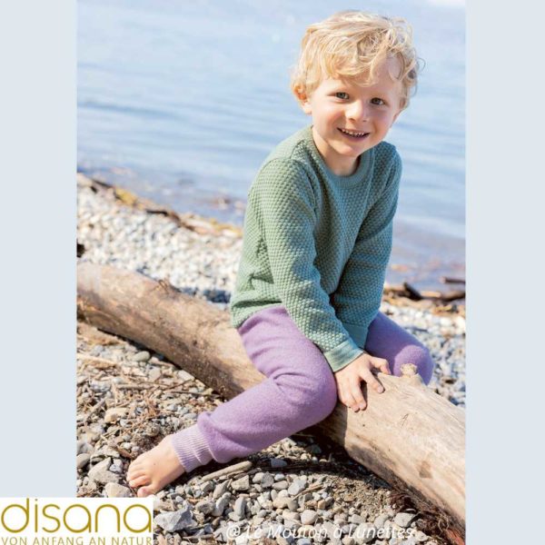 Pantalon sarouel bébé en laine bouillie fine - DISANA – Image 4