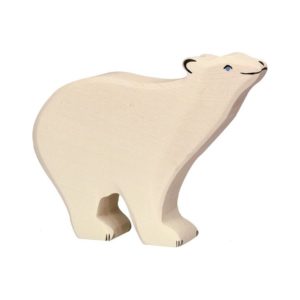 jouet en bois holztiger - ours polaire