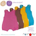 ManyMonths Hempies Barboteuse bebe chanvre bubble romper 2025