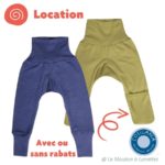 Location pantalon bébé laine mérinos soie cosilana