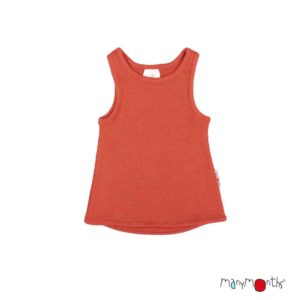 débardeur évolutif laine mérinos Manymonths rooibos red