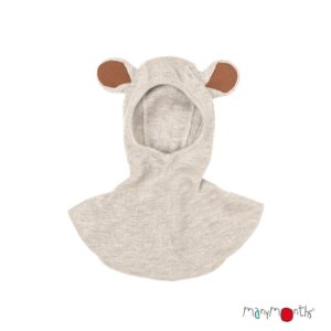 ManyMonths cagoule ourson bebe laine merinos beige teddy bear hood toastedcoconut