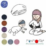 bandeau en laine mérinos Harmony headband enfant et adulte Manymonths