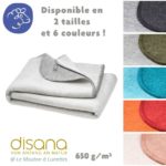 Couverture double-face Disana en laine bouillie bio Grande couverture hiver en laine Disana living