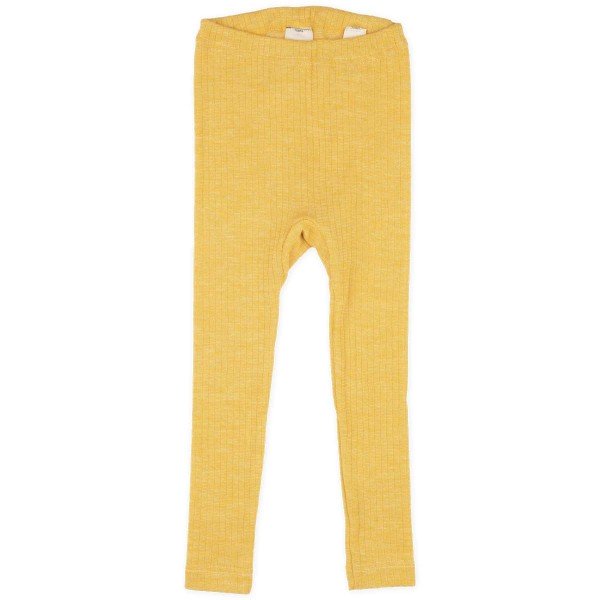 Legging bébé enfant cosilana coton bio laine mérinos soie jaune
