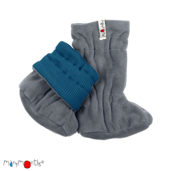 Chaussons de portage Winter booties ManyMonths Mykonos waters