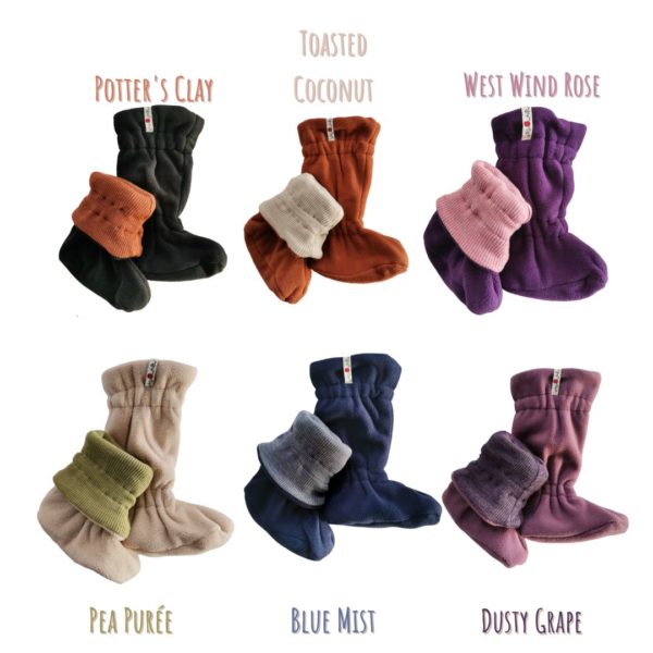 Chaussons de portage Winter booties ManyMonths
