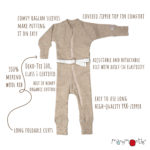 Location combinaison bébé Manymonths laine mérinos