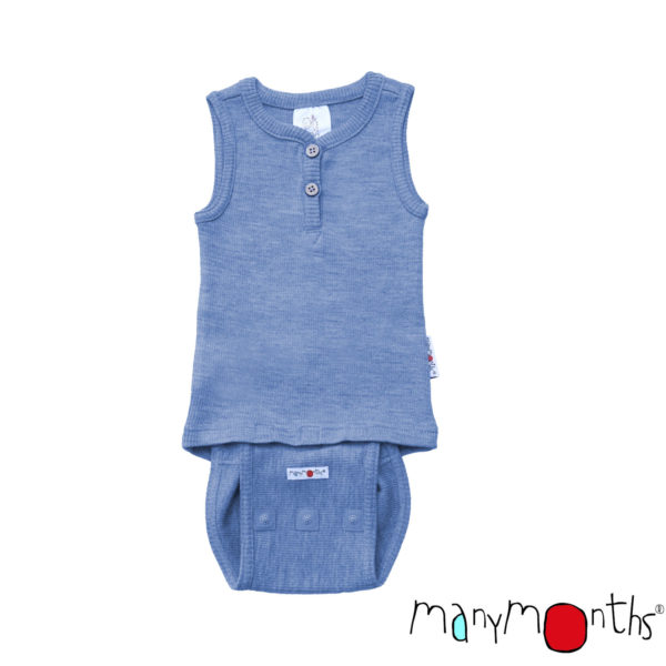 Body débardeur évolutif en laine mérinos - ManyMonths – Image 3