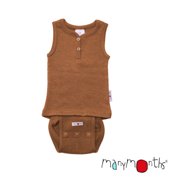 Body débardeur évolutif en laine mérinos - ManyMonths – Image 5