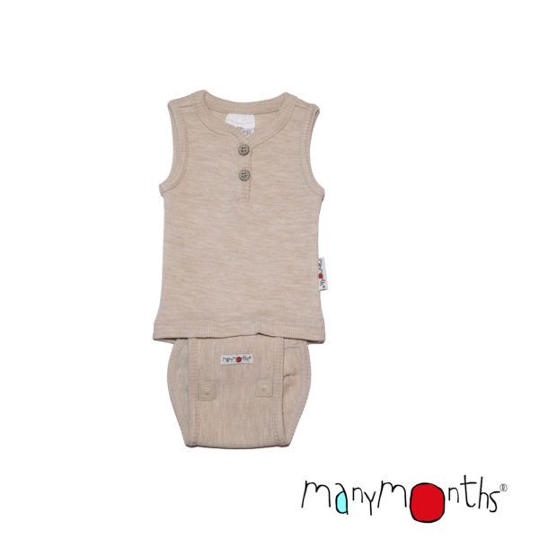 Body débardeur évolutif en laine mérinos - ManyMonths – Image 4