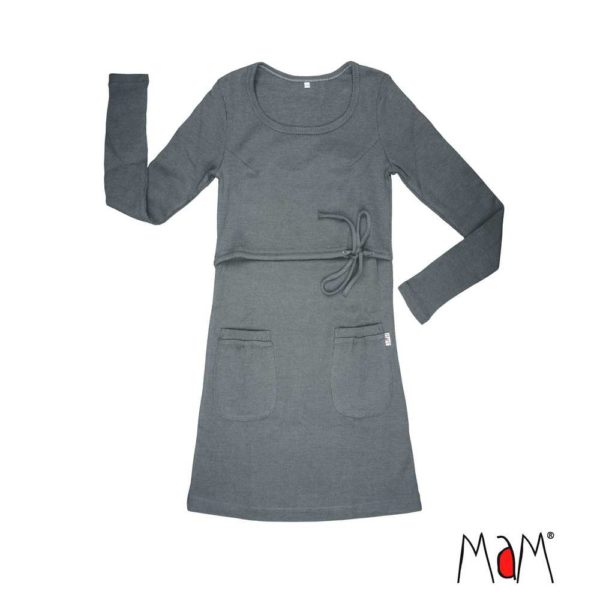 robe tunique laine mérinos MaM robe allaitement grossesse