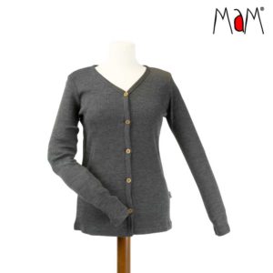 cardigan laine mérinos femme MaM gilet boutons coco