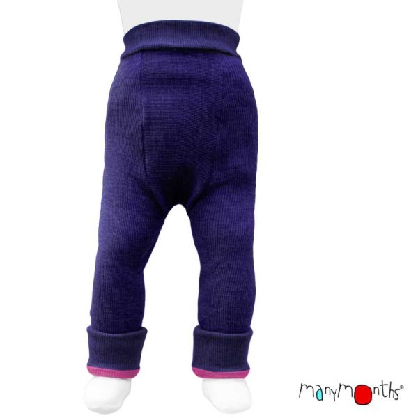 Longies ManyMonths réversibles en laine mérinos - Pantalon bébé évolutif – Image 6