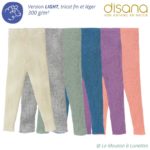 disana legging light merinos laine bio mixte