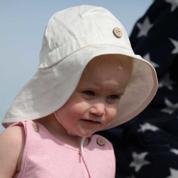 chapeau bébé enfant évolutif été chanvre coton bio ManyMonths ECO Hempies mixte naturel