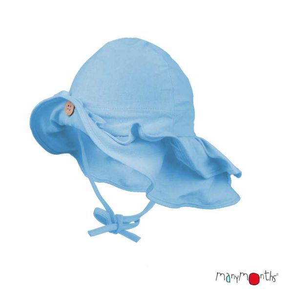 chapeau BONNY ManyMonths bébé enfant évolutif été chanvre coton bio ManyMonths ECO Hempies mixte pool turquoise