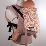 location porte-bebe cliptsy standard rose biscuit boho birds made in france par Ptitsy Moloko
