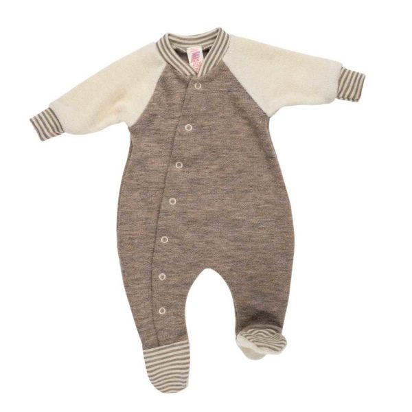 pyjama bébé en éponge de laine bio Engel natur prématuré