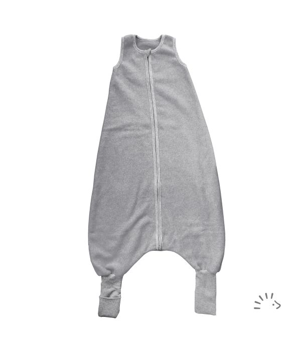 gigoteuse à pieds pour enfant sac de couchage en polaire de coton bio popolini iobio