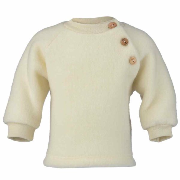 Pullover bébé en laine polaire bio engel natur laine mérinos pull mérinos mixte chaud écru naturel
