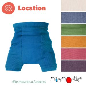 location shorty bébé manymonths culotte évolutive pour bébé en laine mérinos