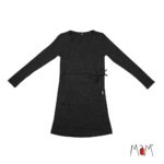 MaM robe tunique allaitement laine merinos noir Foggy Black