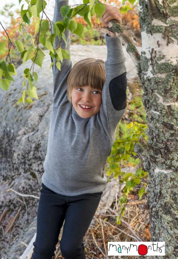 Pullover ManyMonths en laine mérinos avec renforts – Image 3