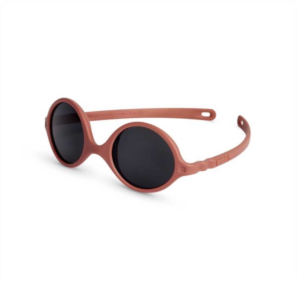 KIETLA lunettes de soleil bebe incassables reversibles DIABOLA terracotta