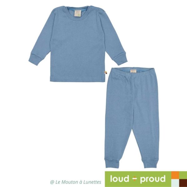 pyjama coton bio enfant loud+proud