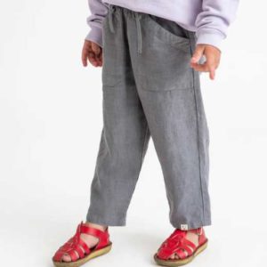 garden pants matona pantalon enfant en lin pour l'été bleu