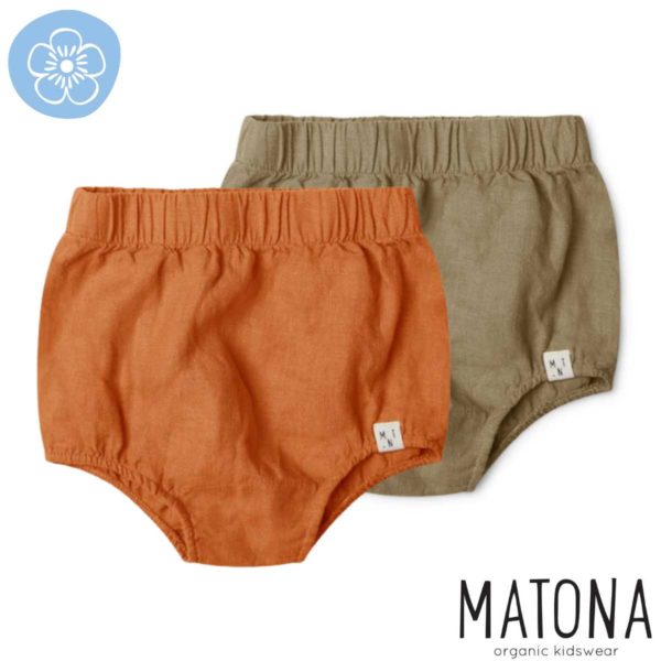 bloomer en lin short bébé lin matona
