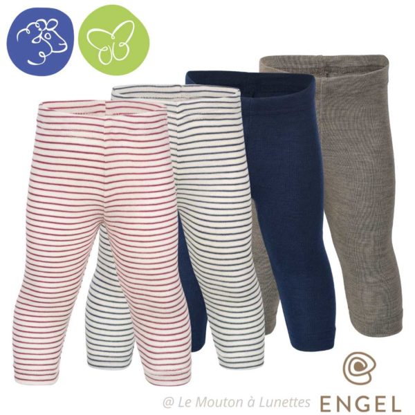 leggings bébé laine mérinos et soie engel natur - collant laine bébé sans pieds