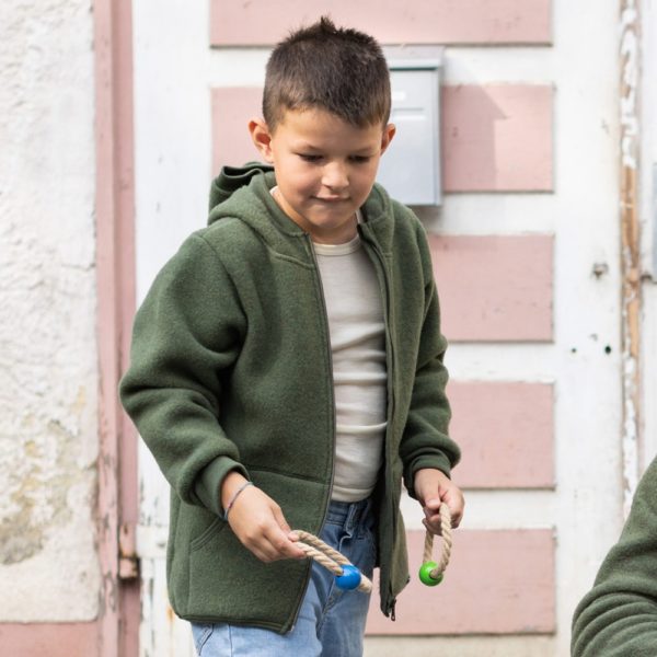 veste polaire bio pour enfant engel natur laine mérinos