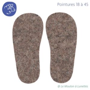 semelles laine barefoot semelles chaudes isolantes pour chaussures minimalistes