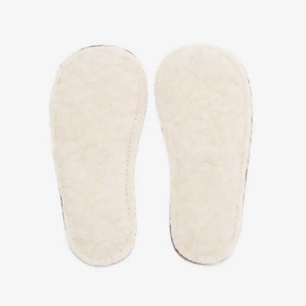semelles en laine barefoot double face semelles chaudes isolantes pour chaussures minimalistes en laine feutrée et laine polaire